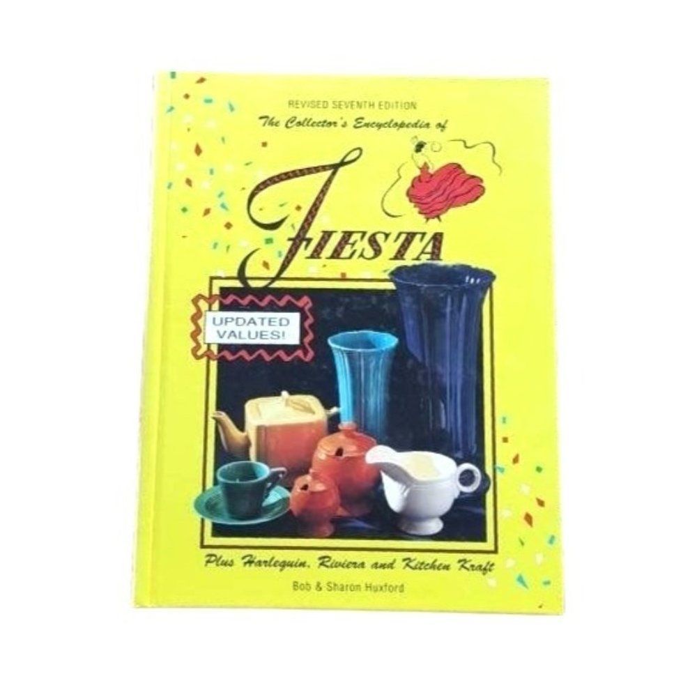 Fiesta Pottery Book Collector's Encyclopedia Fiesta Harlequin Riviera Kitchen Kr